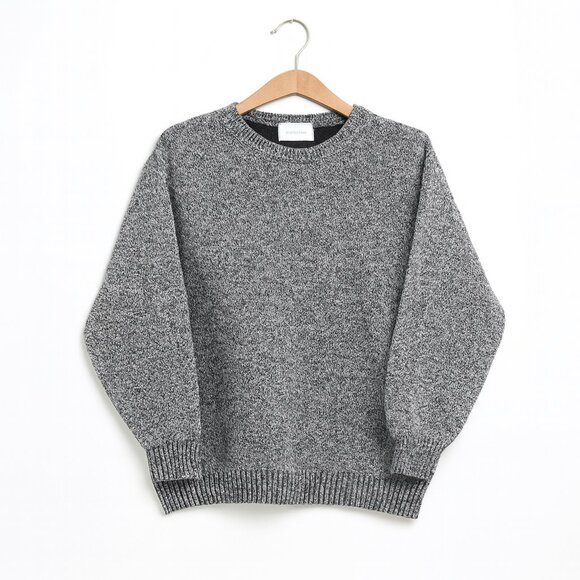 VINTAGE | GRACE | Silver Tinsel Coloured Long Sleeve Sweater - Picture 2 of 7